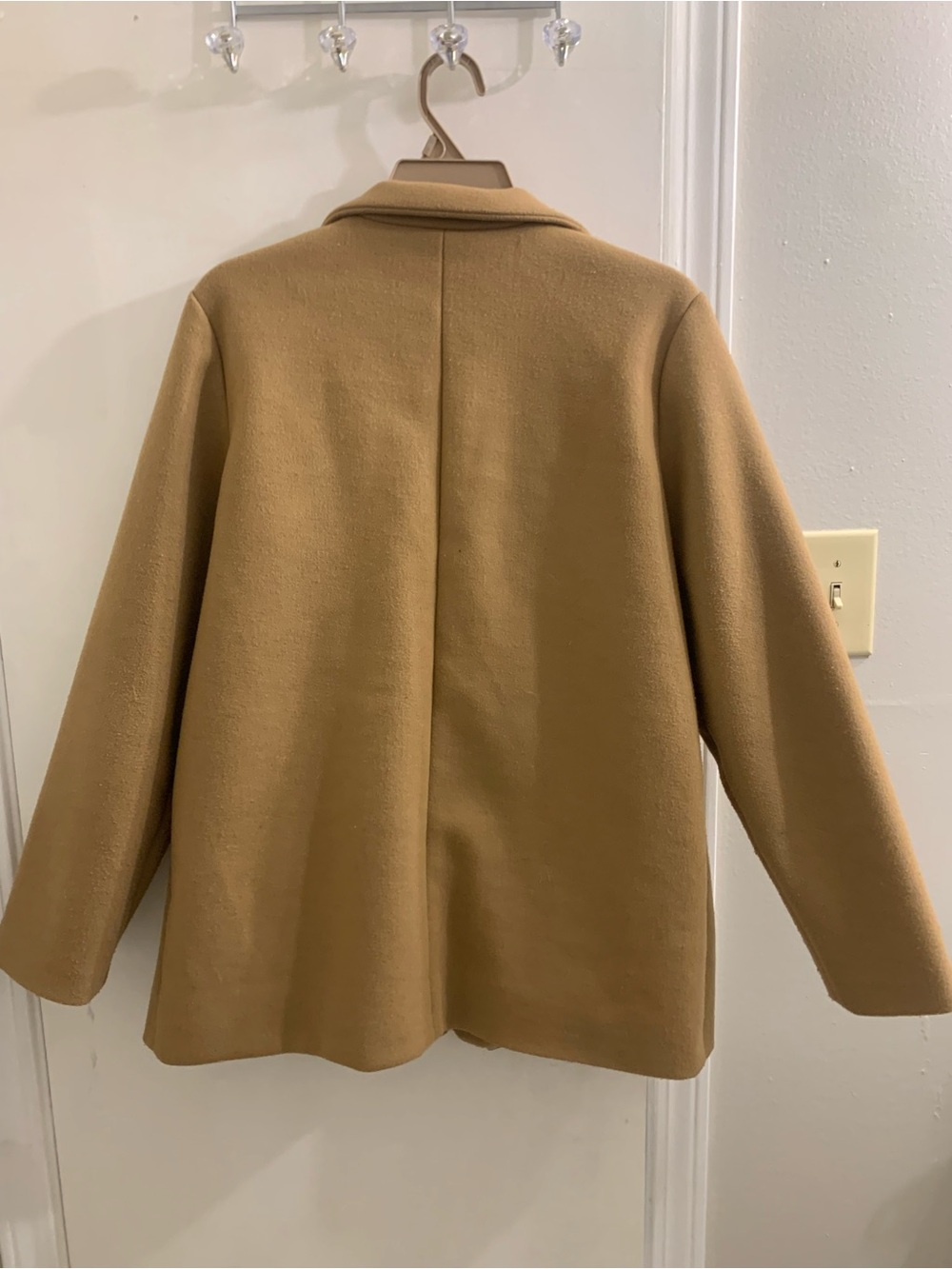 Old Navy Women's Camel Tan Peacoat - Picture 5 of 5
